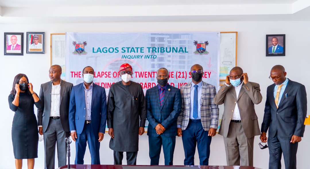 SANWO-OLU INAUGURATES TRIBUNAL TO PROBE IKOYI BUILDING COLLAPSE